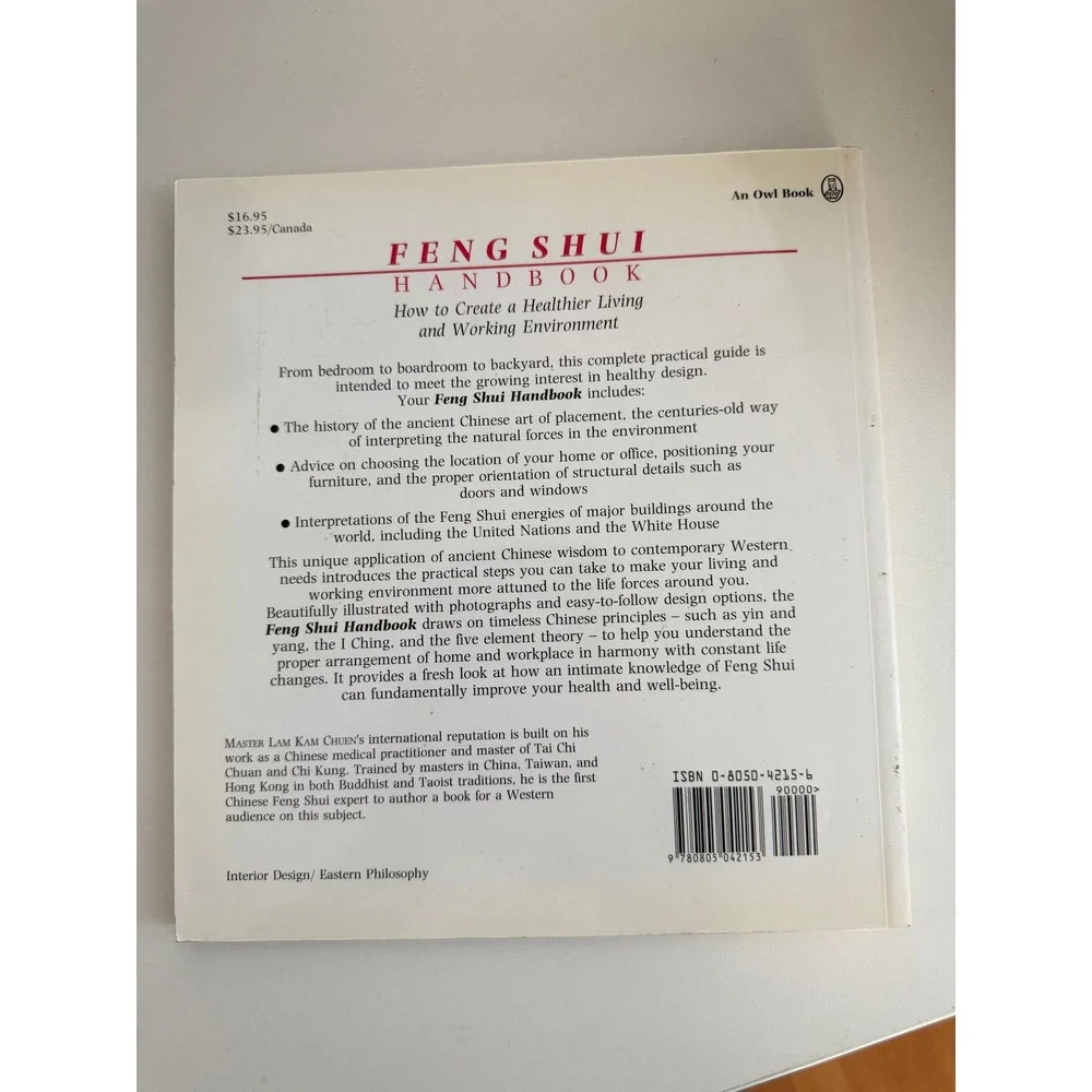 Feng Shui Handbook Master Lam Kam Chuen Interior Design Eastern‎ Philosophy Book